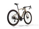 Altai Dust Pinarello Grevil F1 gravel bike from a rear three-quarter angle showing the rear derailleur and cassette.