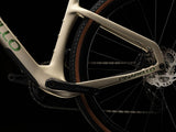 Bottom bracket and chainstay of the Altai Dust Pinarello Grevil F1 with the crank and rear disc brake.