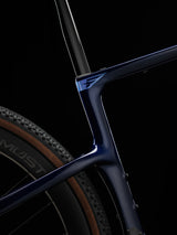 Seat cluster of the Lapland Sky Pinarello Grevil F5 where the top tube and seatstays meet the seat tube.