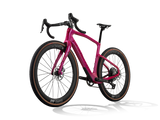 Lunar Bloom Pinarello Grevil F9 gravel bike from a front three-quarter angle, non-drive side.