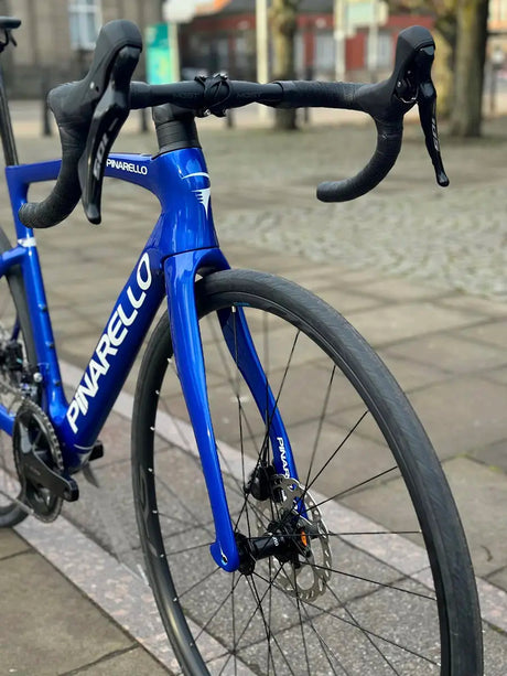 Front view of Pinarello F1 Disc Road Bike