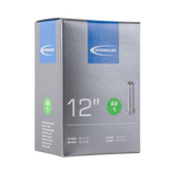 Schwalbe AV1 inner tube, 12 inch, Schrader valve, in packaging