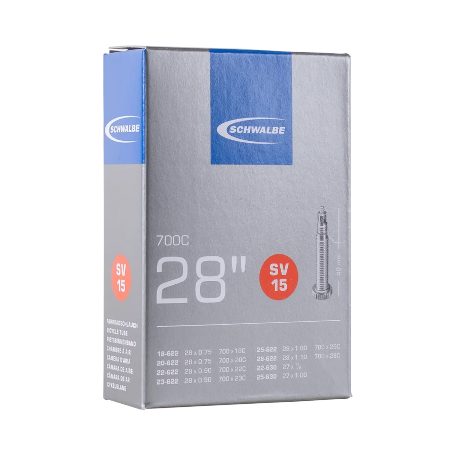 Schwalbe SV15 inner tube, 700c, Presta valve