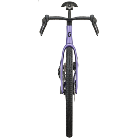 Scott Addict Gravel 10 2027 in blaze purple, viewed from the front