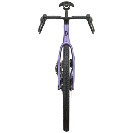 Scott Addict Gravel 10 2027 in blaze purple, viewed from the front
