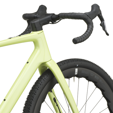 Scott Addict Gravel 20 2027 in mojito green, head tube and fork crown
