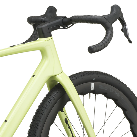 Scott Addict Gravel 20 2027 in mojito green, head tube and fork crown