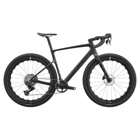 Scott Addict Gravel 20 2027 in watery black, drive-side profile