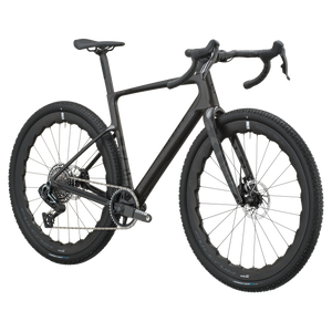 Scott Addict Gravel 20 2027 in watery black, front three-quarter view