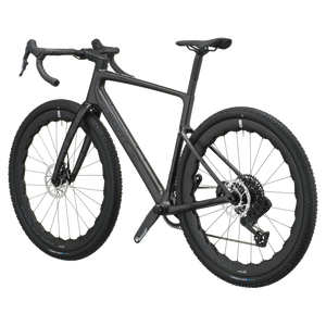 Scott Addict Gravel 20 2027 in watery black, rear three-quarter view