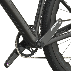 Scott Addict Gravel 20 2027 in watery black, crankset and bottom bracket