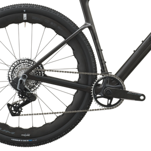 Scott Addict Gravel 20 2027 in watery black, cassette and rear derailleur