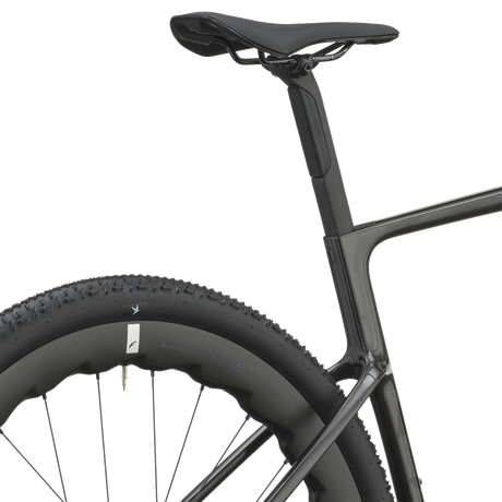 Scott Addict Gravel 20 2027 in watery black, saddle and seatpost