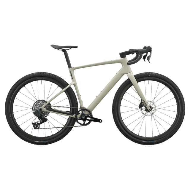 Scott Addict Gravel 30 2027 in agate grey, drive-side profile