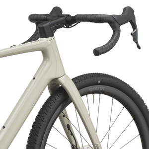 Scott Addict Gravel 30 2027 in agate grey, head tube and fork crown