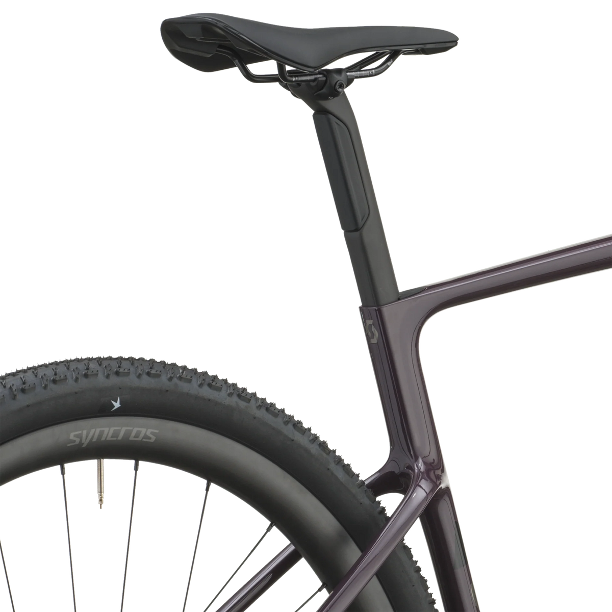 Scott Addict Gravel 30 2027 in mulberry purple, saddle and seatpost