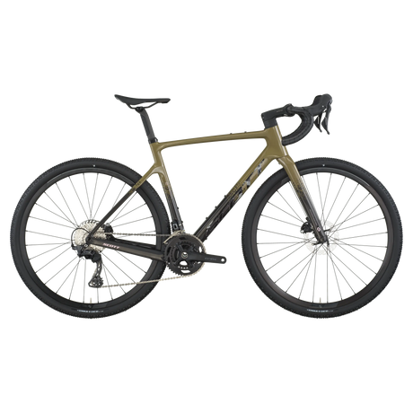 Racing bicycle on a white background