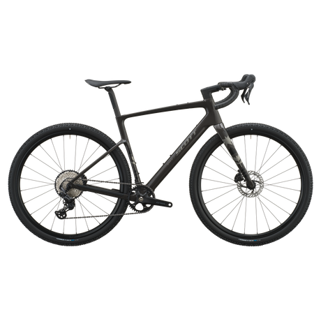Scott Addict Gravel 40 2027 in carbon black, drive-side profile