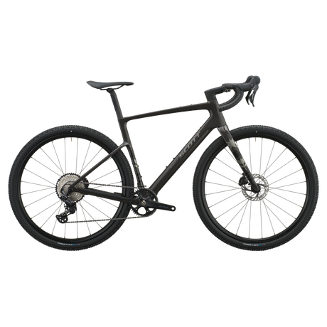 Scott Addict Gravel 40 2027 in carbon black, drive-side profile