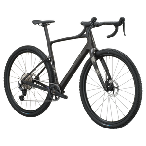 Scott Addict Gravel 40 2027 in carbon black, front three-quarter view