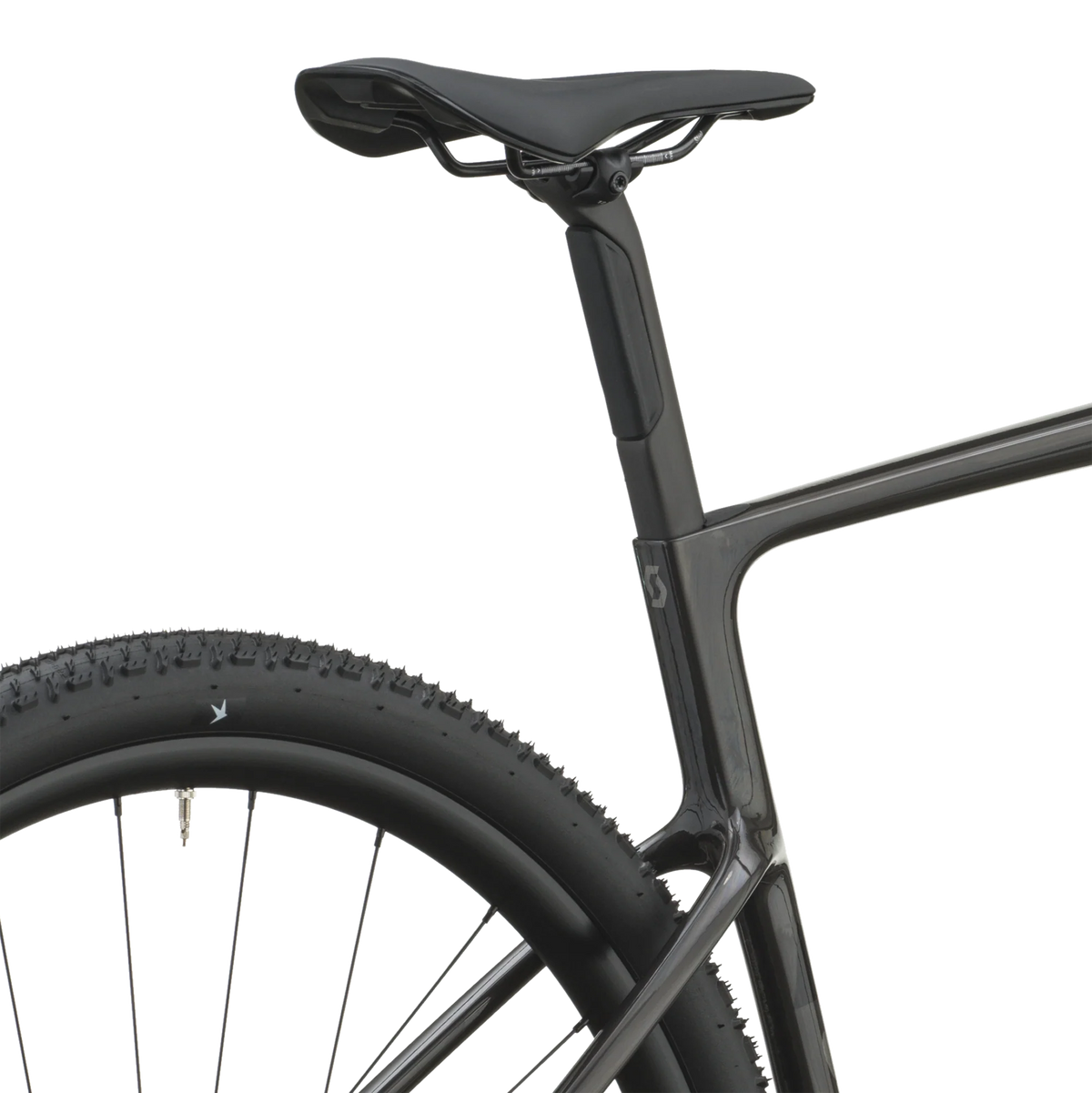 Scott Addict Gravel 40 2027 in carbon black, Syncros Kildala saddle and seatpost