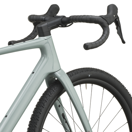 Scott Addict Gravel 40 2027 in iron grey, head tube and fork crown