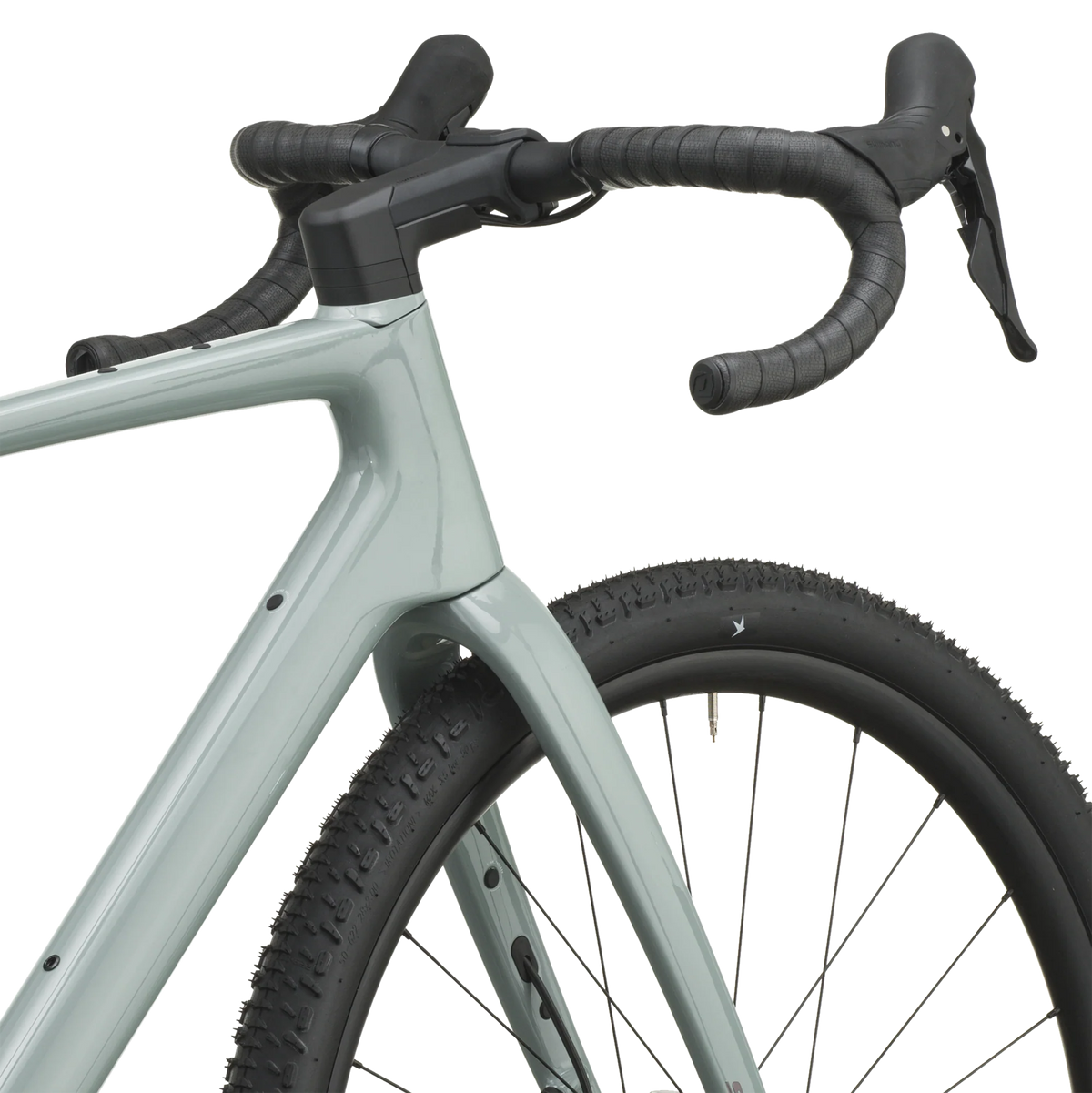 Scott Addict Gravel 40 2027 in iron grey, head tube and fork crown