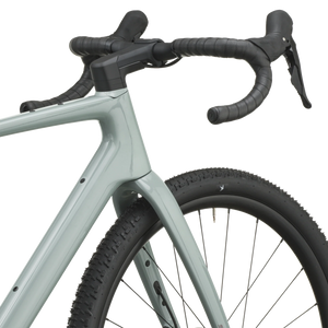 Scott Addict Gravel 40 2027 in iron grey, head tube and fork crown