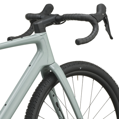 Scott Addict Gravel 40 2027 in iron grey, head tube and fork crown