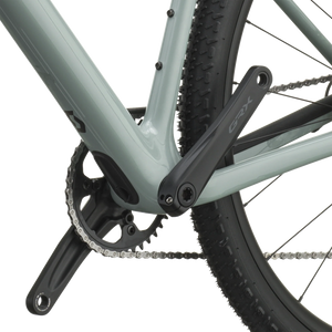 Scott Addict Gravel 40 2027 in iron grey, crankset and bottom bracket