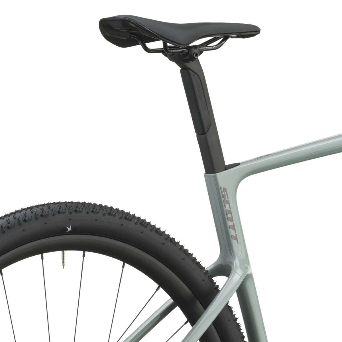 Scott Addict Gravel 40 2027 in iron grey, saddle and seatpost