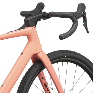 Scott Addict Gravel 40 2027 in peach pink, head tube and fork crown