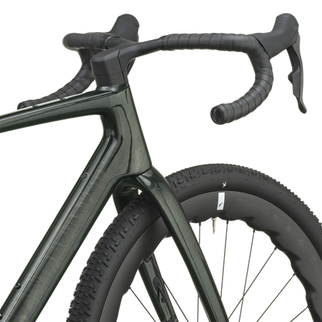 Scott Addict Gravel Premium 2027 in watery green, head tube and fork crown