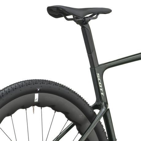 Scott Addict Gravel Premium 2027 in watery green, Syncros Kildala saddle and seatpost
