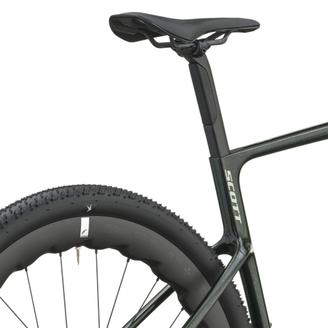 Scott Addict Gravel Premium 2027 in watery green, Syncros Kildala saddle and seatpost