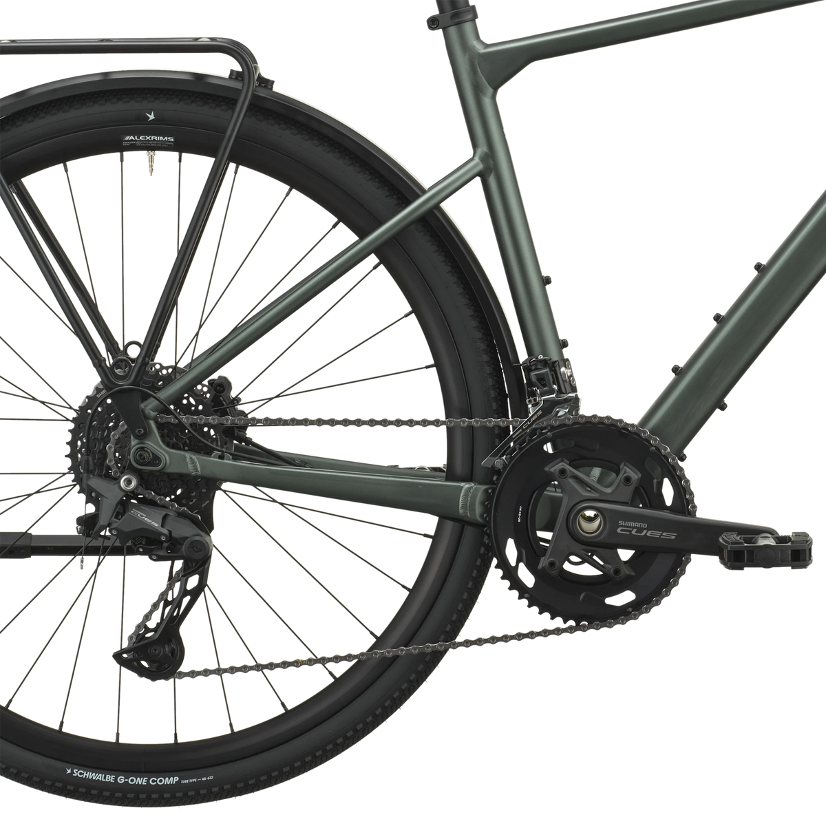 Scott Overland 30 gravel bike, marine green