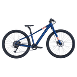 Scott Scale 600 26" Kids Bike in navy blue with pink accents, built for kids who want a sleek, high-performance mountain bike.