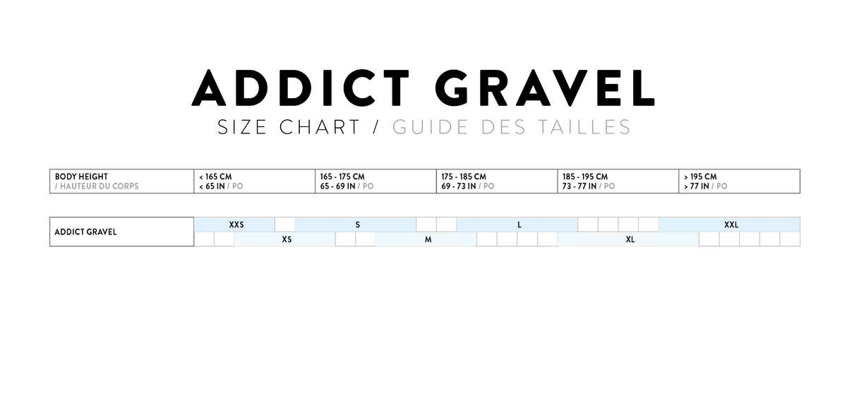 my 27 scott addict gravel size chart