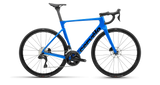 Cervelo Soloist 105 Di2 Road Bike in vibrant blue with black logo, designed for all-round speed and equipped with electronic shifting and hydraulic brakes.