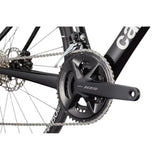 Close-up of the Shimano 105 chainset on the Cannondale SuperSix EVO 4