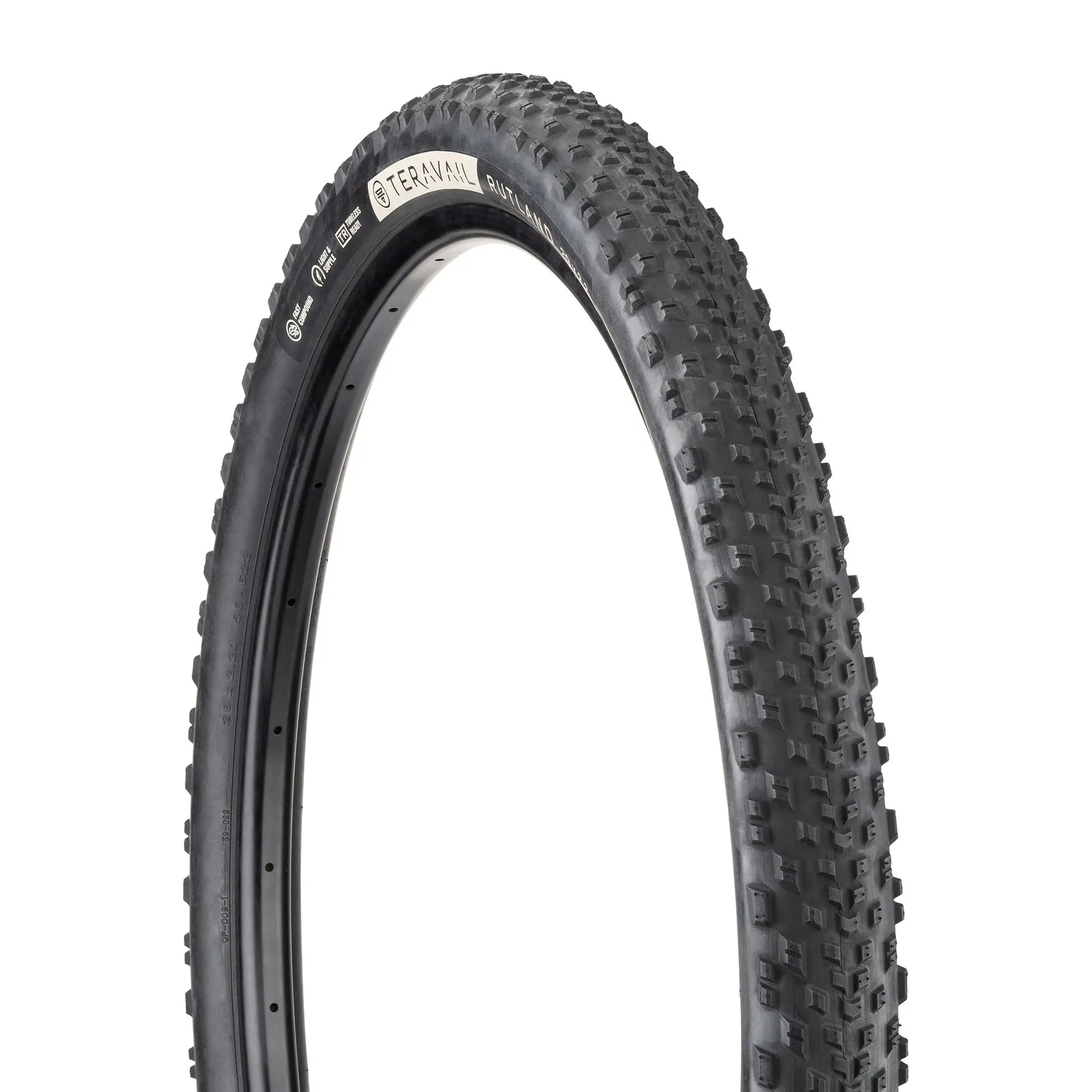 Teravail Rutland Fahrradreifen – Leichtes Gehäuse, Für Gravel, Trail & MTB, Tubeless-ready, Verschiedene Größen & Farben
