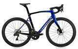 Blue Pinarello X7 Ultegra Di2 road bike side view