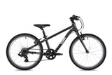 Yomo 20 inch kids bike in black, side view on a white background